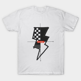 Lightning mixed sketch T-Shirt